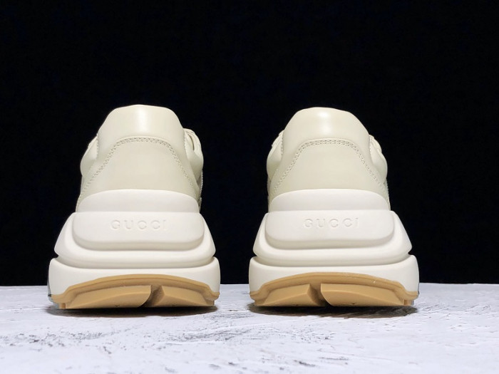 G*u*i rhyton web print leather sneaker 523535 drw00 9022