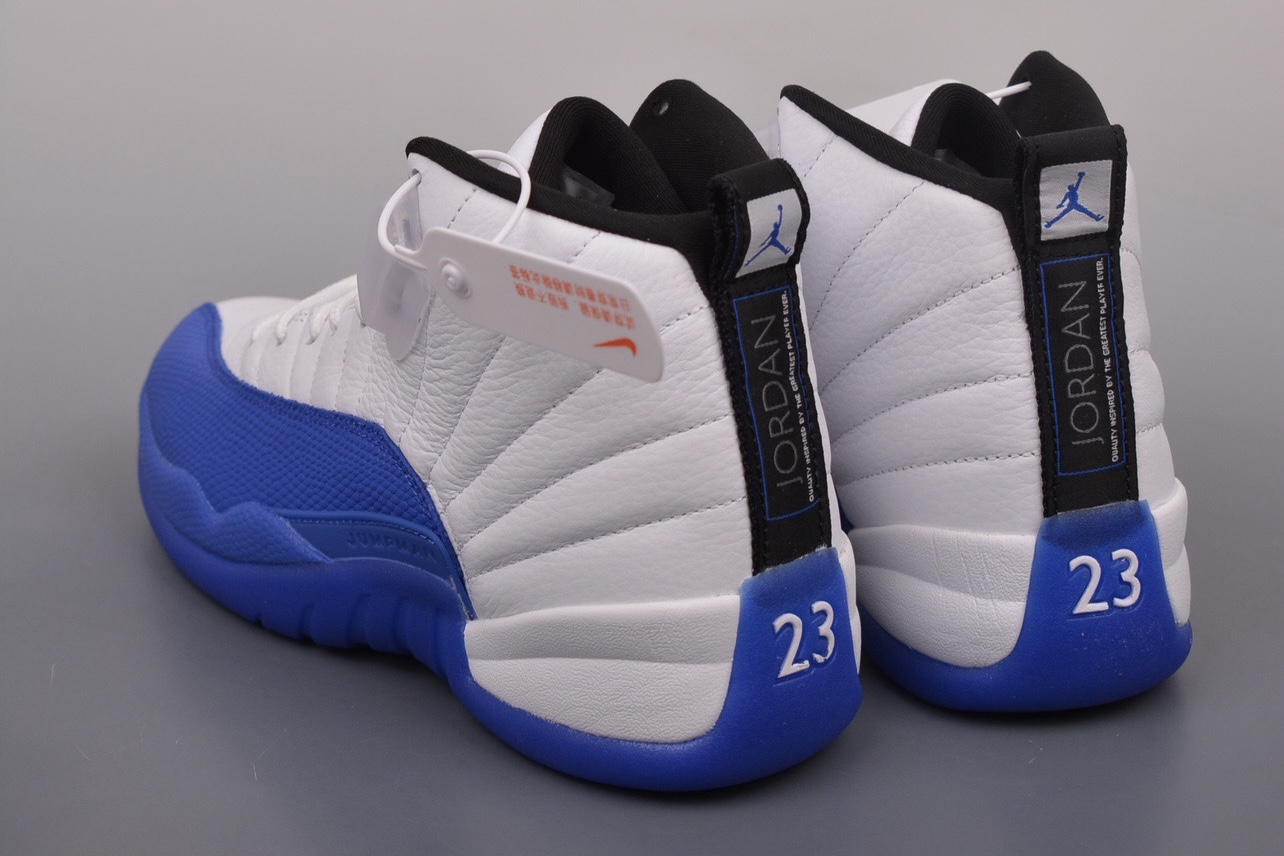 Air Jordan 12 Retro "White&Game Royal"